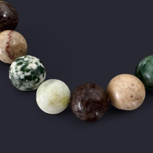 Mixed Gemstone Bead Bracelet 10mm - Picture 5 of 5